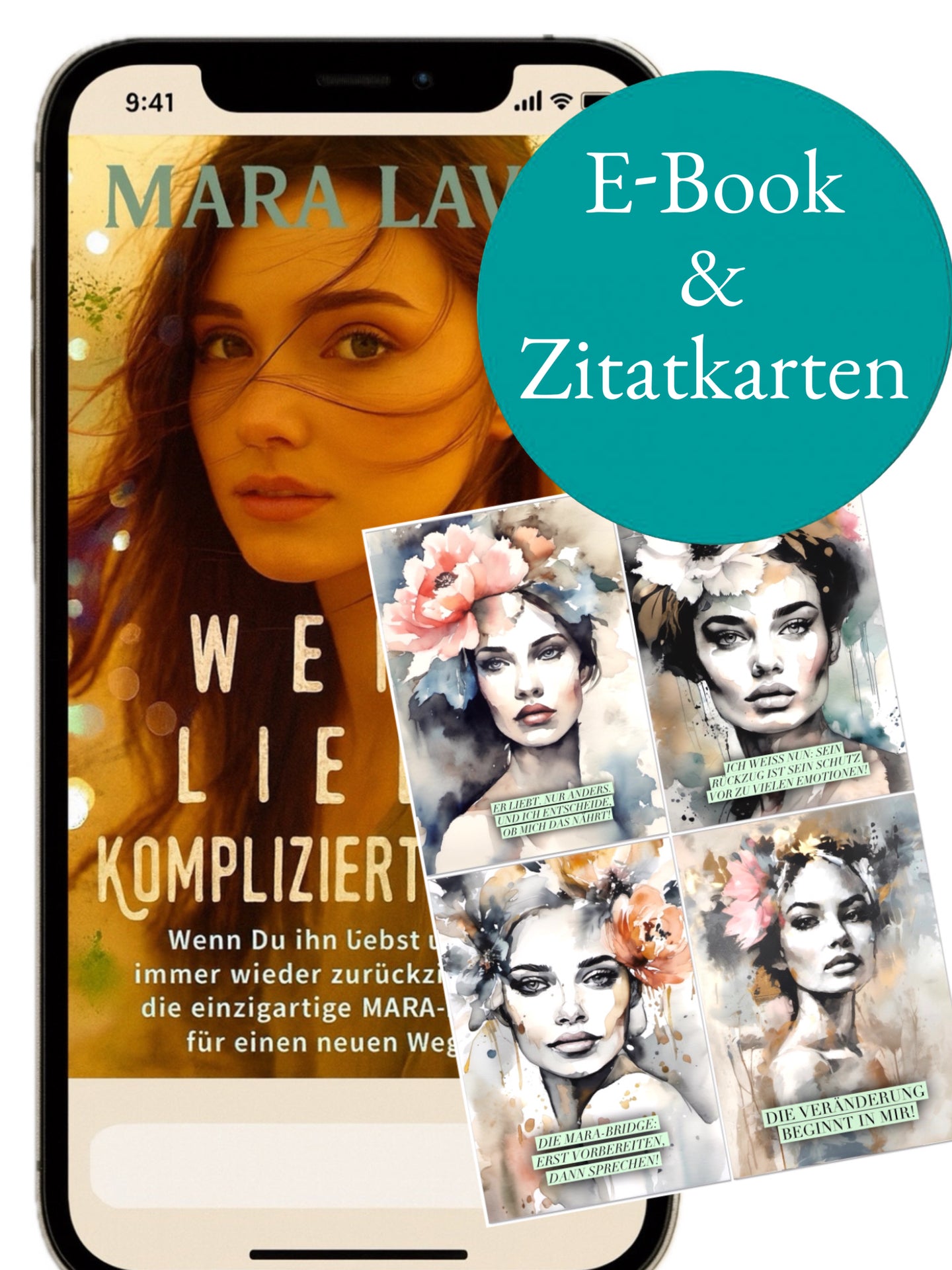 MARA Bundle: E-Book „Wenn Liebe kompliziert wird“ + Zitatkarten-Set geschenkt