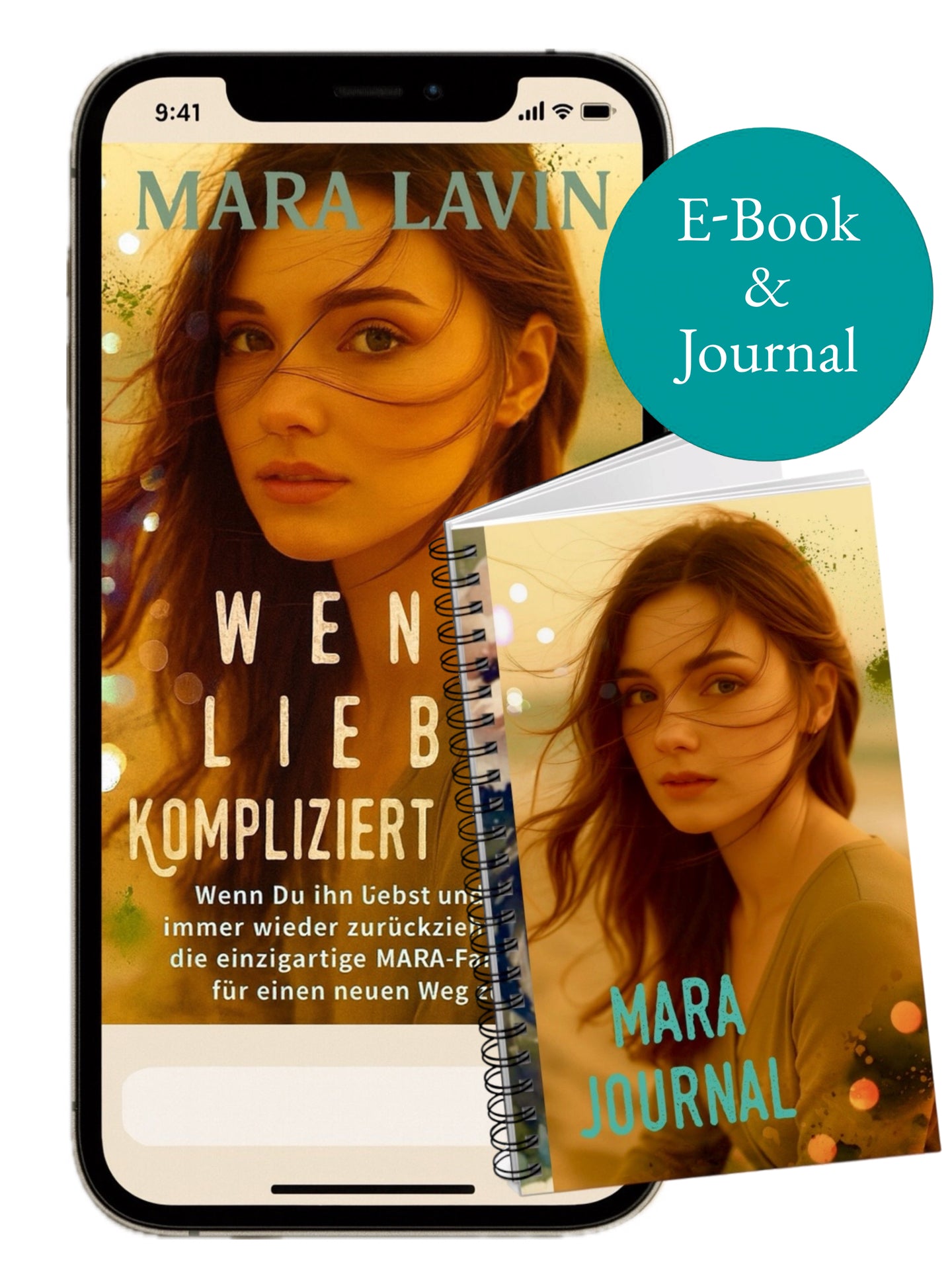MARA Bundle: Spiral-Notizbuch & PDF-EBook für Deine emotionale Klarheit
